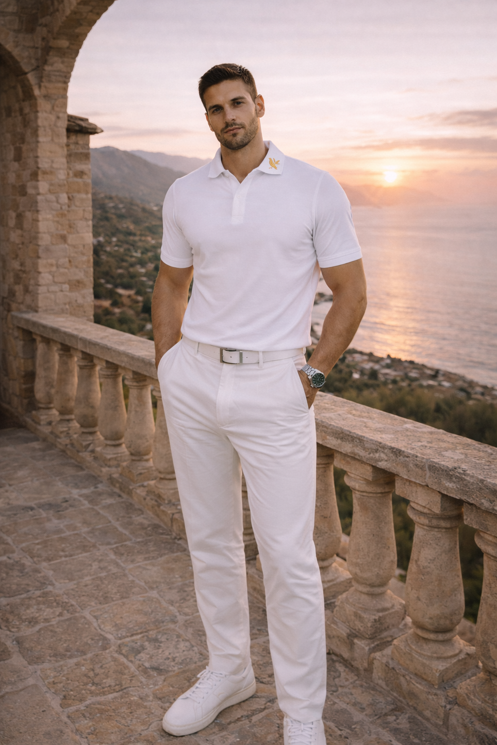 NERO Sicilia Cotton Trousers